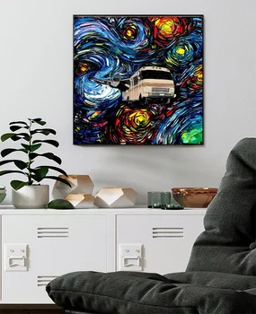 Starry Night Series Spaceballs Pop Culture Posters Canvas Print Wall Art Painting Decoration Pictures 60x60cm
Starry Night Series Spaceballs Pop Culture Posters Canvas Print Wall Art Painting Decoration Pictures 60x60cm