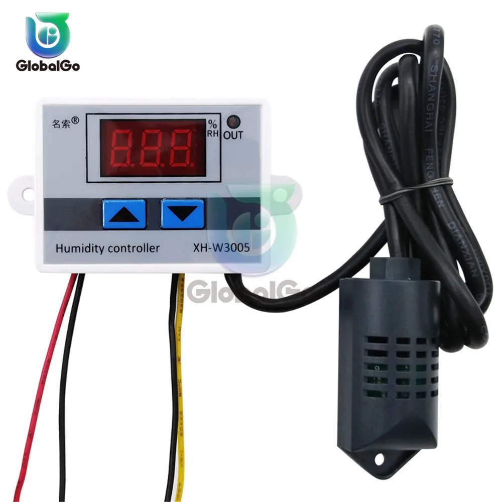 Digital LED Humidity Controller Hygrometer Humidity Control Switch Hygrostat SHT20 Humidity Sensor XH-W3005 W3005 220V 12V 24V
Digital LED Humidity Controller Hygrometer Humidity Control Switch Hygrostat SHT20 Humidity Sensor XH-W3005 W3005 220V 12V 24V