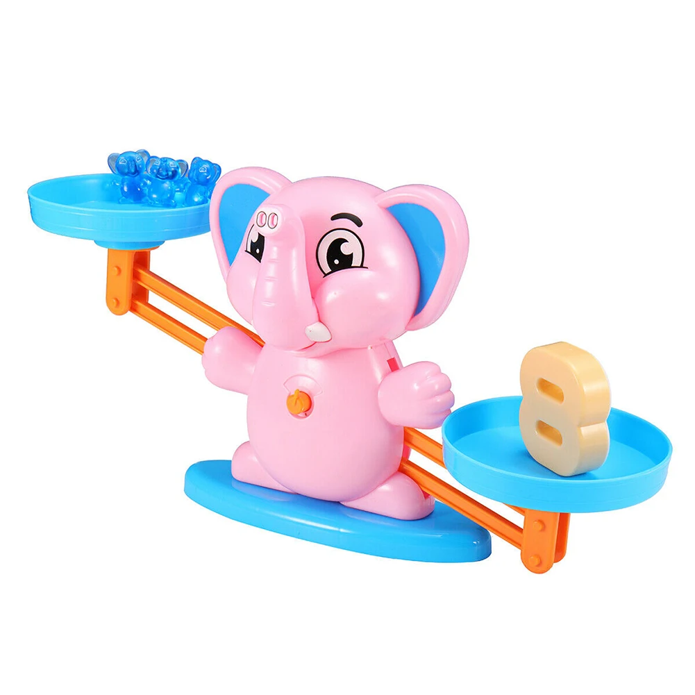 Interaction Arithmetic Counting Balance DIY Game Scale Elephant Desktop Kids PVC Add Subtract Math Toys Set Educational
Interaction Arithmetic Counting Balance DIY Game Scale Elephant Desktop Kids PVC Add Subtract Math Toys Set Educational