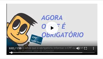 Video of buyers remedying CPF (Buyers go to the Post website to register CPF information and associate parcel information)
Video of buyers remedying CPF (Buyers go to the Post website to register CPF information and associate parcel information)