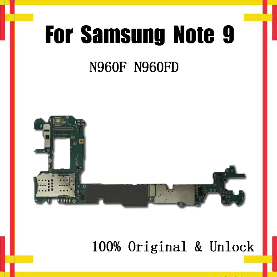 Original Unlocked Motherboard For Samsung Galaxy Note 9 N960F N960FD N960U Mainboard OS Clean IMEI Logic Board Full Chips Part
Original Unlocked Motherboard For Samsung Galaxy Note 9 N960F N960FD N960U Mainboard OS Clean IMEI Logic Board Full Chips Part