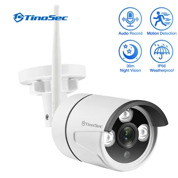 TinoSec CCTV Camera Security System 1080P Wireless IP Camera Weatherproof Wifi ONVIF P2P Bullet Outdoor Camera Surveillance Cam
TinoSec CCTV Camera Security System 1080P Wireless IP Camera Weatherproof Wifi ONVIF P2P Bullet Outdoor Camera Surveillance Cam