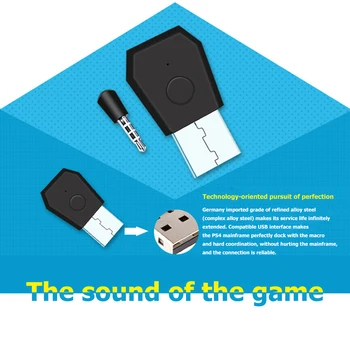 USB Adapter Bluetooth Receiver Lightweight Space-saving 3.5mm Bluetooth 4.0 Dongle Transmitter for PS4 Controller
USB Adapter Bluetooth Receiver Lightweight Space-saving 3.5mm Bluetooth 4.0 Dongle Transmitter for PS4 Controller