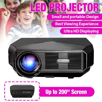 HD 1080P Projector 3200 Lumens 3000:1 1280*720P 23 Languages 2.4G Wireless Remote Home Theater Video CPU System Projector
HD 1080P Projector 3200 Lumens 3000:1 1280*720P 23 Languages 2.4G Wireless Remote Home Theater Video CPU System Projector