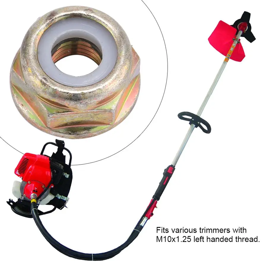 wood insert nut Universal M10x1.25 Left Hand Thread Blade Nut Replacements Brush Cutter Trimmer Accessories wood screw and nut
wood insert nut Universal M10x1.25 Left Hand Thread Blade Nut Replacements Brush Cutter Trimmer Accessories wood screw and nut