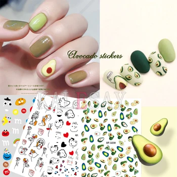 3D Avocado Abstract Image Nail Art Stickers Decals Adhesive Sticker for Design Manicure Decorations Sticker for Nails Rainbow
3D Avocado Abstract Image Nail Art Stickers Decals Adhesive Sticker for Design Manicure Decorations Sticker for Nails Rainbow