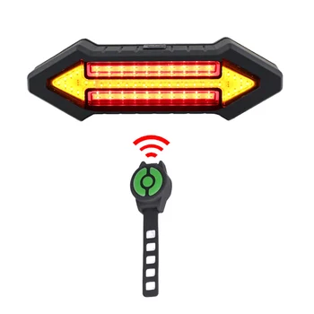 Smart Remote Control Bicycle Rear Light LED Bike Turn Signal Light USB Rechargeable Warning Taillight Tail Lamp Signal Light
Smart Remote Control Bicycle Rear Light LED Bike Turn Signal Light USB Rechargeable Warning Taillight Tail Lamp Signal Light