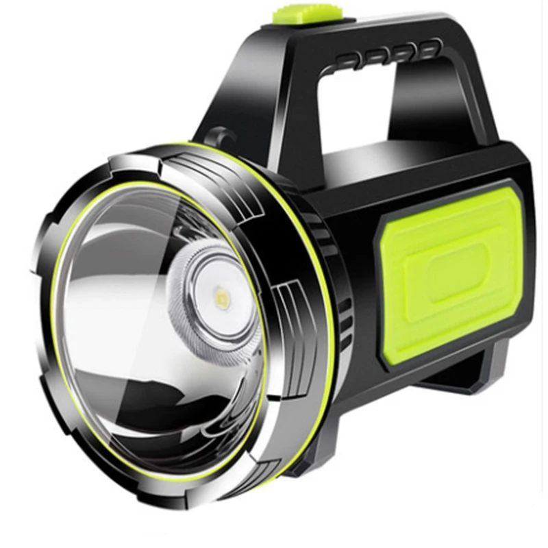 Rechargeable LED Searchlight Handheld Flashlight Waterproof Lantern Flashlight Safety Spotlight Camping Light
Rechargeable LED Searchlight Handheld Flashlight Waterproof Lantern Flashlight Safety Spotlight Camping Light