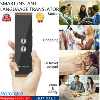 T8 Smart Voice Translator Portable Two-Way Real Time 30 Multi-Language Translation For Learning Travelling Business Meet
T8 Smart Voice Translator Portable Two-Way Real Time 30 Multi-Language Translation For Learning Travelling Business Meet
