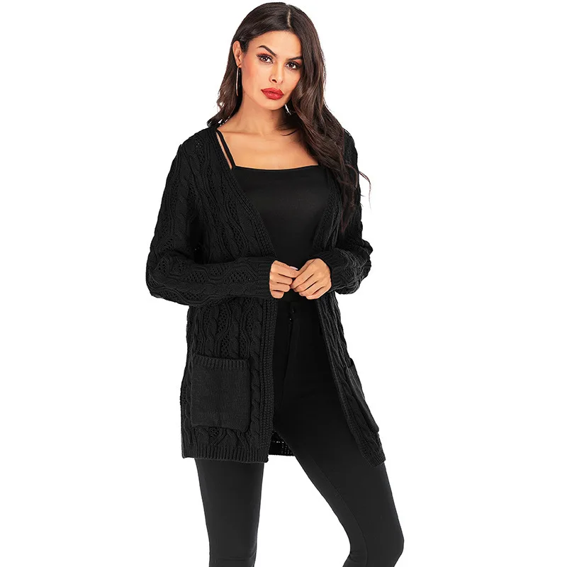 Fashion Solid Knit Cardigan Women Autumn Winter Tops Thick Style Full Sleeve Causal Ladies Loose Open Stitch Casaco Feminino
Fashion Solid Knit Cardigan Women Autumn Winter Tops Thick Style Full Sleeve Causal Ladies Loose Open Stitch Casaco Feminino