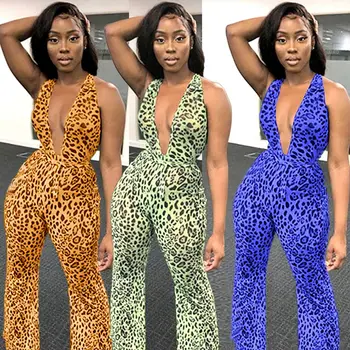 Sexy Backless Leopard Rompers Womens Jumpsuit Halter See Through Mesh Body Plus Size Club Bodycon Flare Pant Overalls
Sexy Backless Leopard Rompers Womens Jumpsuit Halter See Through Mesh Body Plus Size Club Bodycon Flare Pant Overalls
