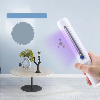 Portable UVC Ultraviolet Disinfection Lamp Home Sterilization Led Artifact Handheld Ultraviolet Disinfection Stick
Portable UVC Ultraviolet Disinfection Lamp Home Sterilization Led Artifact Handheld Ultraviolet Disinfection Stick