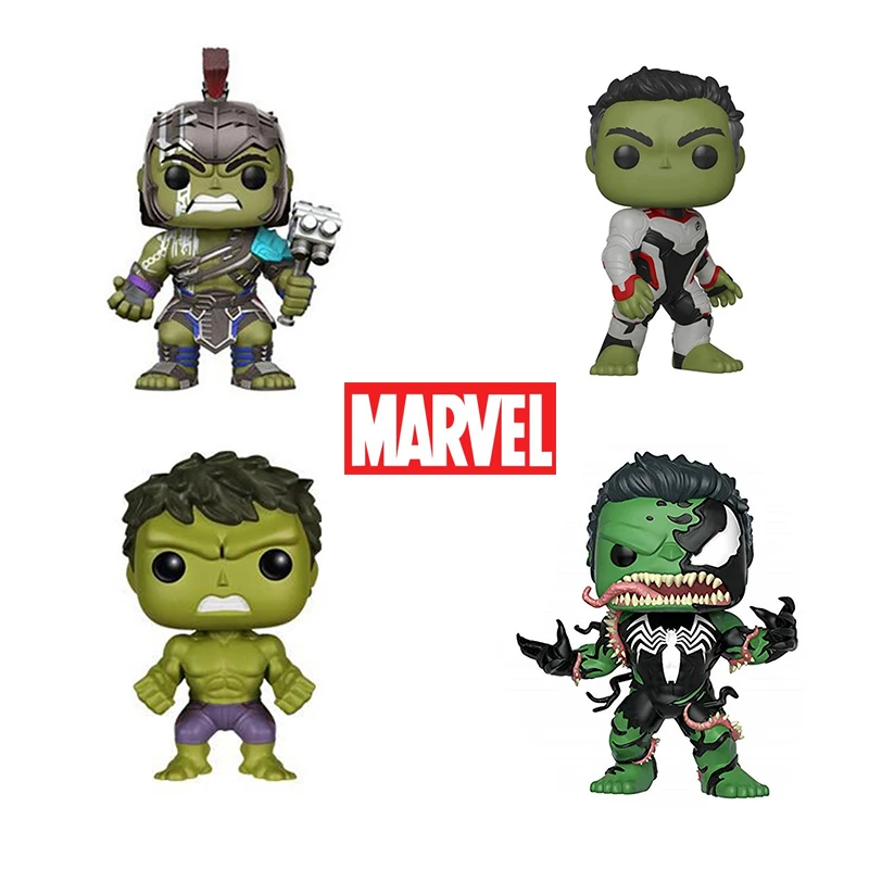 FUNKO POP Marvel The Avengers Super hero Hulk PVC Action Figures Collectible Model Toys