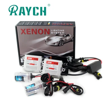 

Raych Hid Xenon Kit 38W Slim Ballast Xenon Bulbs Original Car Bulb Replacement H7 H11 H4 9005 9006 6000K 12V 35W Headlamps