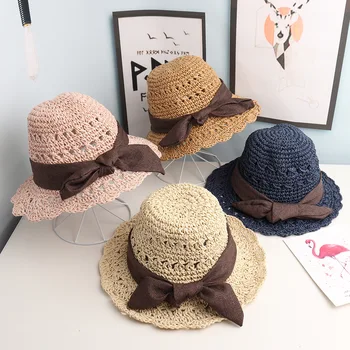 2020 New Baby boy and girl hats Handmade Children's straw hat big along bow girl summer new baby fisherman sun hat basin caps
2020 New Baby boy and girl hats Handmade Children's straw hat big along bow girl summer new baby fisherman sun hat basin caps