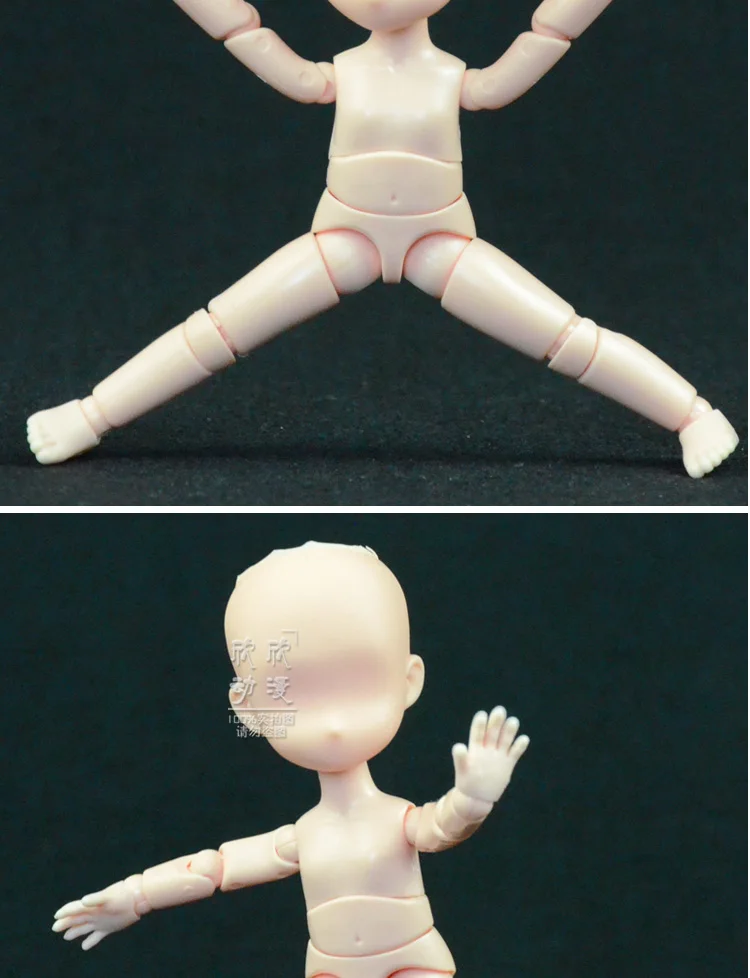 mobile naked baby model garage kit doll figurine joints ob11