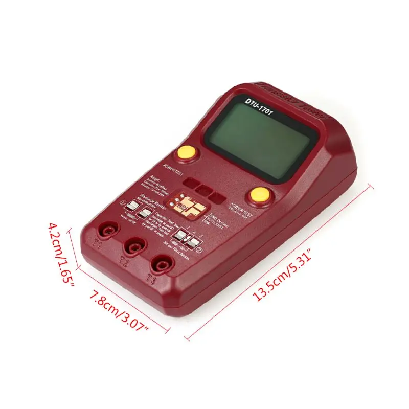 Handheld Transistor Tester Inductance Capacitor ESR Multimeter Multi-function Tester
Handheld Transistor Tester Inductance Capacitor ESR Multimeter Multi-function Tester