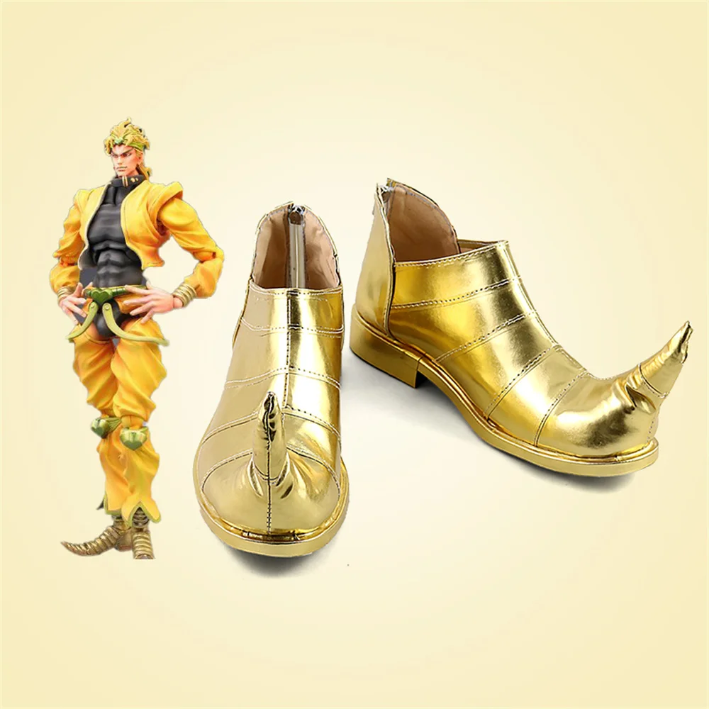 

Dio Adult Shoes Cosplay Costume Shoes Props Halloween Christmas Golden Festival Shoes Party Carnival Fancy Shoes Costume Props