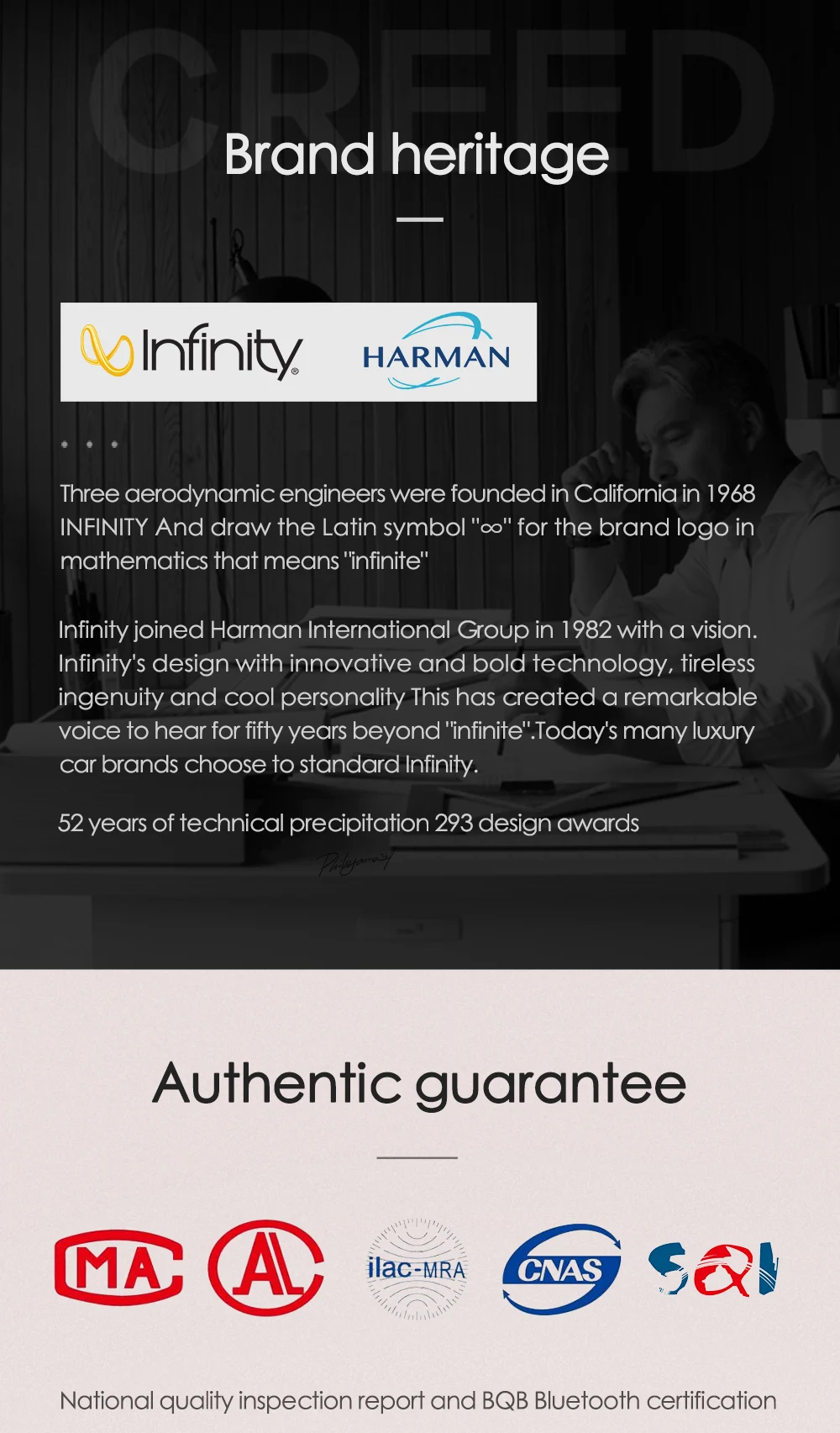 marca Infinity Harman Audífonos