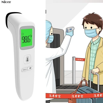 Professional Digital IR Infrared Body Fever Thermometer Adult Children Forehead and Ear Thermometer for Baby Kids and Adults 
Professional Digital IR Infrared Body Fever Thermometer Adult Children Forehead and Ear Thermometer for Baby Kids and Adults