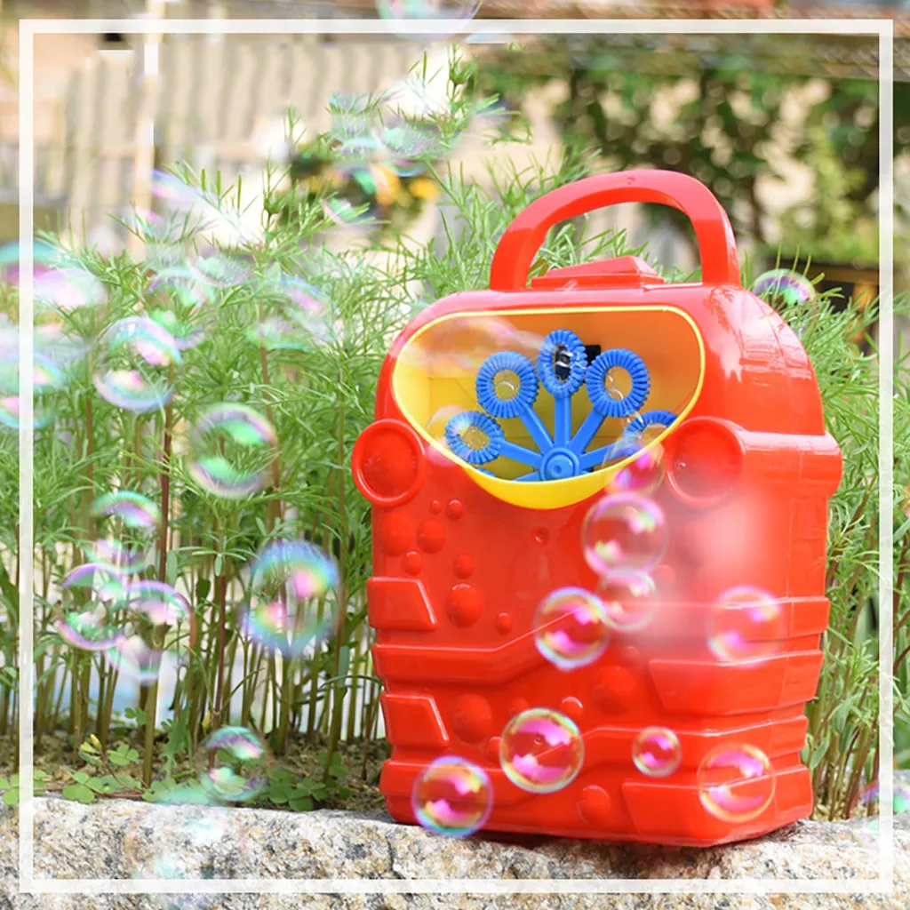 Kids Cute Funny Red Cartoon Automatic Electric Bubble Machine Blower Outdoor Sports Soap Bubble Maker Toy 
Kids Cute Funny Red Cartoon Automatic Electric Bubble Machine Blower Outdoor Sports Soap Bubble Maker Toy
