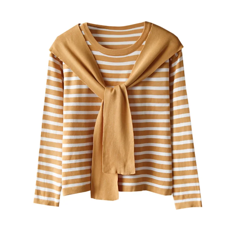 T-shirt Women Solid Color Striped T-shirt Lady O-neck Casual Harajuku Long Sleeve Korean Fashion Shirt Cotton Tops 3029 17
T-shirt Women Solid Color Striped T-shirt Lady O-neck Casual Harajuku Long Sleeve Korean Fashion Shirt Cotton Tops 3029 17