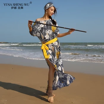 New Fashion Women Dance Wear Belly Dance Clothes Baladi Dress saidi One-piece Dresses Girls Floral Costume Bellydance Dress
New Fashion Women Dance Wear Belly Dance Clothes Baladi Dress saidi One-piece Dresses Girls Floral Costume Bellydance Dress