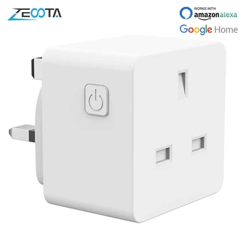 WiFi Smart Power Plug Outlet UK Electric Adapter Socket Voice Wireless Remote Remote Control Timer work with Alexa Google Home
WiFi Smart Power Plug Outlet UK Electric Adapter Socket Voice Wireless Remote Remote Control Timer work with Alexa Google Home