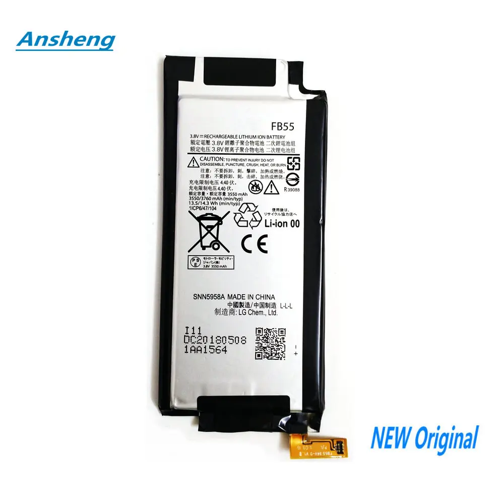 Original 3760mAh FB55 Battery For Motorola MOTO Droid Turbo 2 XT1585 XT1580 XT1581 X Force Mobile Phone
Original 3760mAh FB55 Battery For Motorola MOTO Droid Turbo 2 XT1585 XT1580 XT1581 X Force Mobile Phone