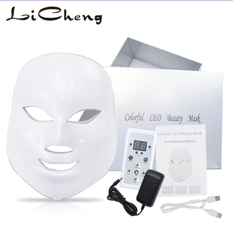 Licheng Led Facial Mask 7 Colors Led Korean Photon Therapy Face Mask Machine Light Therapy Wrinkle Acne Skin Care Led Mask
Licheng Led Facial Mask 7 Colors Led Korean Photon Therapy Face Mask Machine Light Therapy Wrinkle Acne Skin Care Led Mask