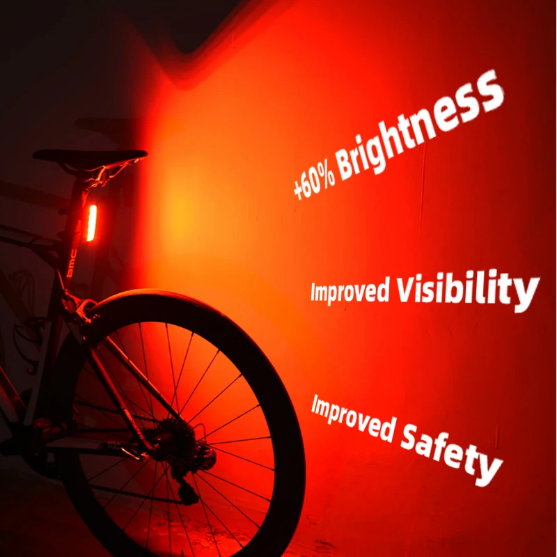 Enfitnix newest xlitET Bicycle Smart Auto Brake Sensing Light Waterproof LED Charging Cycling Taillight Bike Rear Light
Enfitnix newest xlitET Bicycle Smart Auto Brake Sensing Light Waterproof LED Charging Cycling Taillight Bike Rear Light