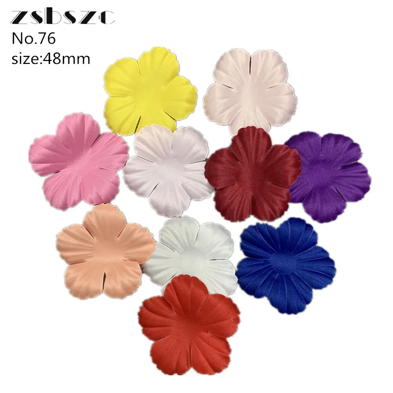 

1000Pcs Stain Flowers DIY 48mm Width Decoration Handmade DIY Garment Accessories Handcrafted Fabric