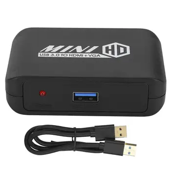 USB 3.0 to HDMI VGA Converter Extender HD Video Audio Display Adapter for Windows Computer TV Monitor And Projector
USB 3.0 to HDMI VGA Converter Extender HD Video Audio Display Adapter for Windows Computer TV Monitor And Projector