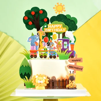 Cakelove zoo animal train cake topper cupcake party for baking cake decorating tools baking accessories anniversary birthday d 
Cakelove zoo animal train cake topper cupcake party for baking cake decorating tools baking accessories anniversary birthday d