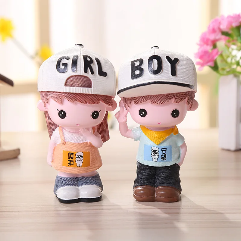 2 pieces / sets new watch boy and care girl couple car ornaments creative cute home jewelry crafts
2 pieces / sets new watch boy and care girl couple car ornaments creative cute home jewelry crafts