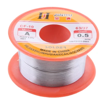 50g Tin Lead Solder Wire Rosin Core 2% Flux Iron Welding Tool 0.5mm Diameter For Electrical Soldering Wire Roll Sn/Pb 63/37
50g Tin Lead Solder Wire Rosin Core 2% Flux Iron Welding Tool 0.5mm Diameter For Electrical Soldering Wire Roll Sn/Pb 63/37