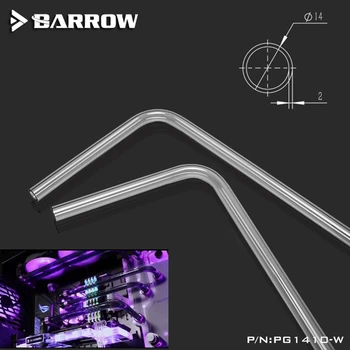 Barrow PETG Hard Tube OD14mm + 2mm Thickness + 90 Degrees Bending Tube Transparent PG1410-W 
Barrow PETG Hard Tube OD14mm + 2mm Thickness + 90 Degrees Bending Tube Transparent PG1410-W