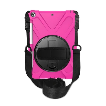 Easy Use Anti-fall Silicone Carry Strap 360 Rotating Kickstand Tablet Cover Case Shockproof Rugged Protective For IPad 10.2 2019
Easy Use Anti-fall Silicone Carry Strap 360 Rotating Kickstand Tablet Cover Case Shockproof Rugged Protective For IPad 10.2 2019