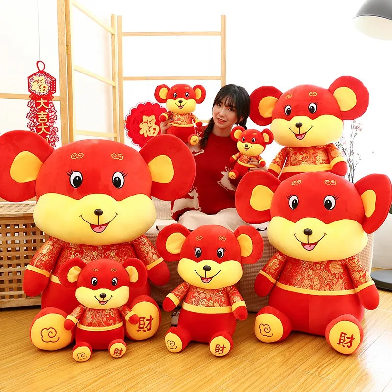 Dropship Chinese New Year Rat Plush Toys Mascot Filled Animal Toys Home Ornament Party Gifts Year Doll Toys Children Decor Gifts
Dropship Chinese New Year Rat Plush Toys Mascot Filled Animal Toys Home Ornament Party Gifts Year Doll Toys Children Decor Gifts