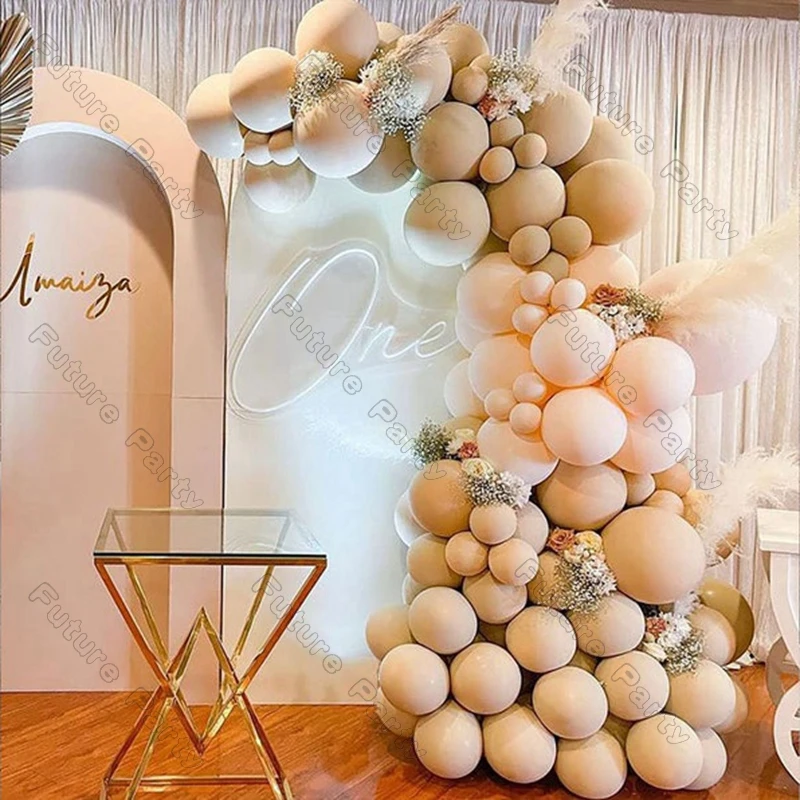 96pcs Doubled Cream Peach Balloons Garland Apricot Balloon for Baby Shower Wedding Birthday Party Valentines Day Decor Globos
96pcs Doubled Cream Peach Balloons Garland Apricot Balloon for Baby Shower Wedding Birthday Party Valentines Day Decor Globos