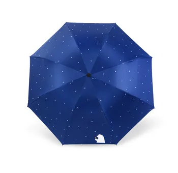 CAMMITEVER Wind Resistant Folding Cartoon Pola Bear Tri-Fold Umbrella Fashion Strong Windproof Simple Sunscreen Rain Umbrellas
CAMMITEVER Wind Resistant Folding Cartoon Pola Bear Tri-Fold Umbrella Fashion Strong Windproof Simple Sunscreen Rain Umbrellas