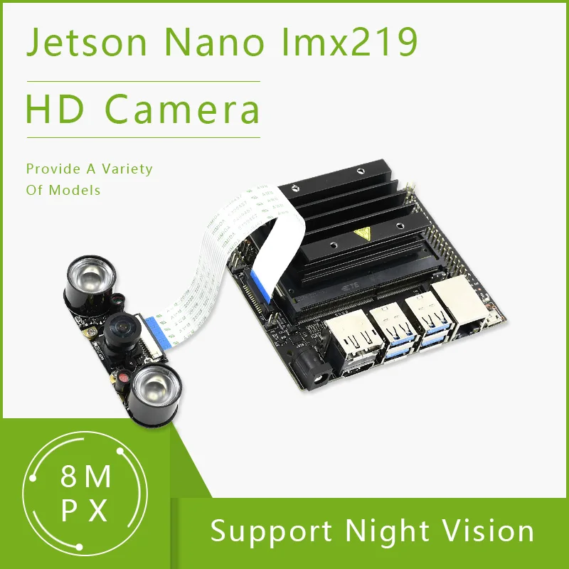 ИК-камера IMX219 77/120/160/200 ° FOV подходит для Jetson Nano 
ИК-камера IMX219 77/120/160/200 ° FOV подходит для Jetson Nano