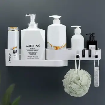 Creative Bathroom Shelf Free Punching Wall Hanging Bathroom Toilet Vanity Suction Wall Type Triangle Storage 
Creative Bathroom Shelf Free Punching Wall Hanging Bathroom Toilet Vanity Suction Wall Type Triangle Storage