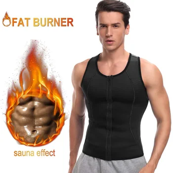 Men's Sports Vest Neoprene Corset Sauna Effect Fat Burner Sweet Sweat Fever Vest Stomach Slimming Waist Trainer Shapewear Tops
Men's Sports Vest Neoprene Corset Sauna Effect Fat Burner Sweet Sweat Fever Vest Stomach Slimming Waist Trainer Shapewear Tops