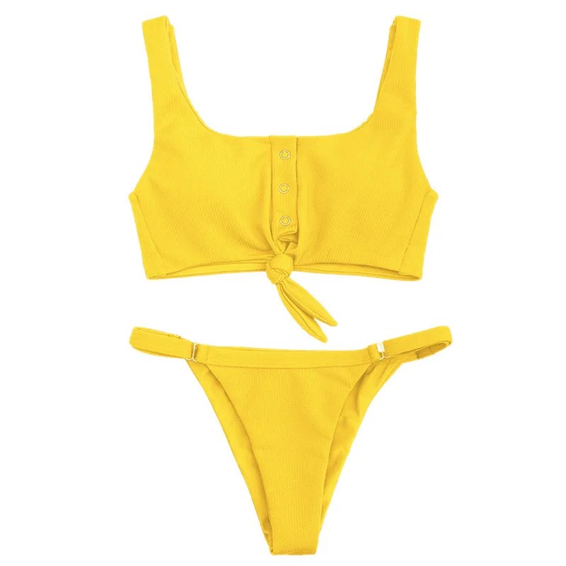 Free Shipping Cross-Border Hot Selling Solid Color Backless Women's Swimsuit Sexy Two-Piece Bikini European And American-Style
Free Shipping Cross-Border Hot Selling Solid Color Backless Women's Swimsuit Sexy Two-Piece Bikini European And American-Style