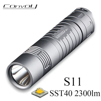 Convoy S11 SST40 Linterna LED Flashlight with Copper DTP Board Temperature Protection Management 2300lm Hand Torch Flash Light
Convoy S11 SST40 Linterna LED Flashlight with Copper DTP Board Temperature Protection Management 2300lm Hand Torch Flash Light