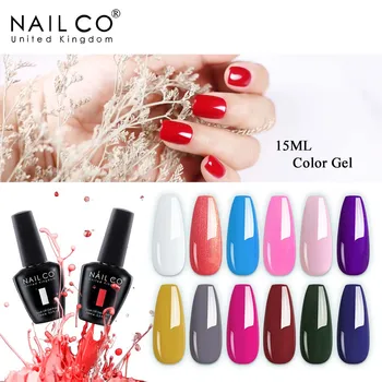 NAILCO 15ML Color Gel Varnish Hybrid Cheap Price Nail Polish Semi Permanent Art Soak Off UV LED Gel Lacquers Base Top Coat
NAILCO 15ML Color Gel Varnish Hybrid Cheap Price Nail Polish Semi Permanent Art Soak Off UV LED Gel Lacquers Base Top Coat