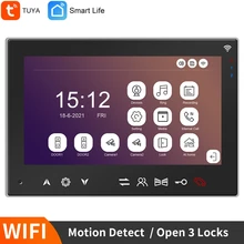WiFi Intercom System 7 inch Smart IP Display Supports Motion Detection Recording APP Remote Unlock Wireless video doorphone
WiFi Intercom System 7 inch Smart IP Display Supports Motion Detection Recording APP Remote Unlock Wireless video doorphone