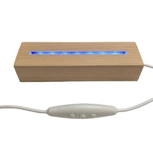 USB Led Wooden Lamp Base RGB Rectangle Wood Led Light Display Base Stand for Acrylic Glass Night Light 3D Lighting Accessories
USB Led Wooden Lamp Base RGB Rectangle Wood Led Light Display Base Stand for Acrylic Glass Night Light 3D Lighting Accessories