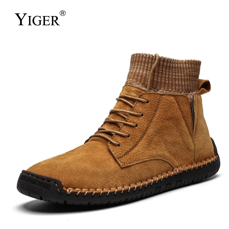 YIGER New Men martins winter marm big size Handmade sock boots Spring and autumn lace-up man casual boots male ankle boots 0394
YIGER New Men martins winter marm big size Handmade sock boots Spring and autumn lace-up man casual boots male ankle boots 0394